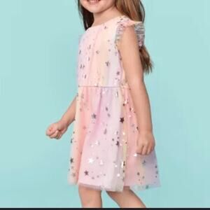 The children’s place Girls Rainbow Ombre Foil Dress - Multi
